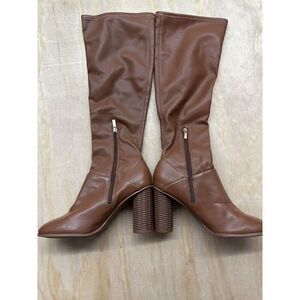 Franco Sarto Cindy Tall Boot Women's Size 9M Brown Knee High Vintage Nostalgia